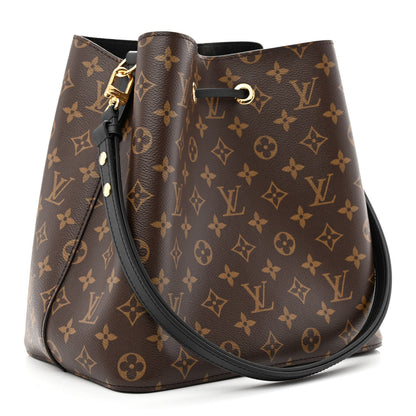 Louis Vuitton Monogram Neonoe MM Black 3 of 9