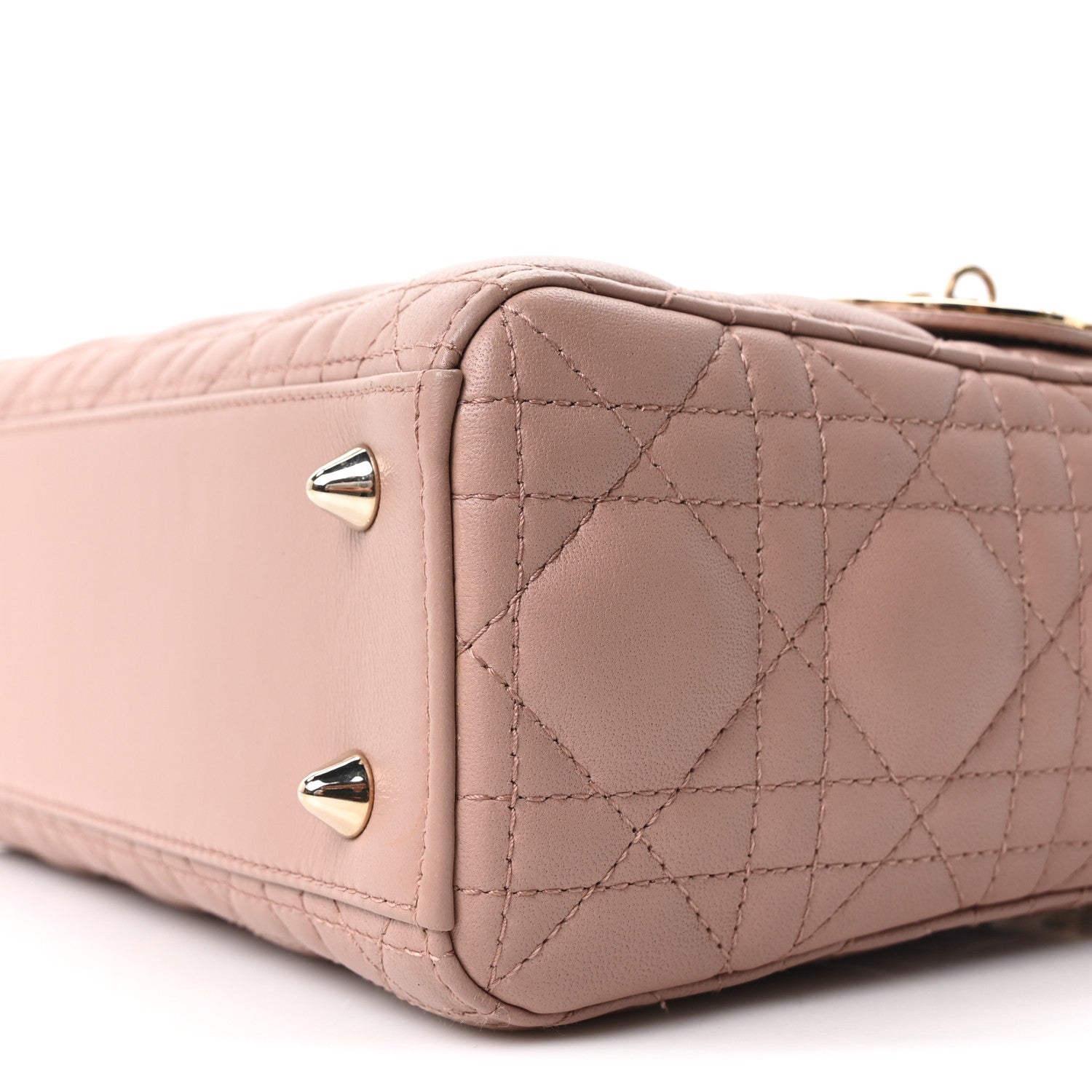 Christian Dior Lambskin Cannage Small My ABCDior Lady Dior Fard 10 of 10