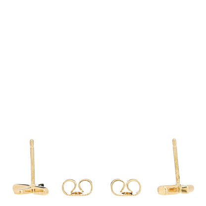 Tiffany 18K Yellow Gold Mini Paloma's Graffiti X Earrings 3 of 5