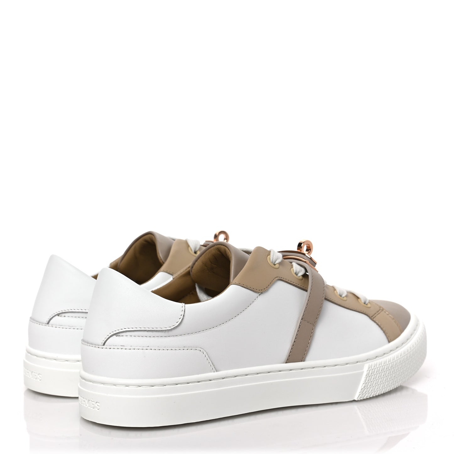 Calfskin Day Sneakers 36.5 Multicolor White
