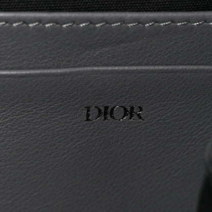 Christian Dior Oblique Zipped Pouch With Strap Pouch Grey 6 of 9