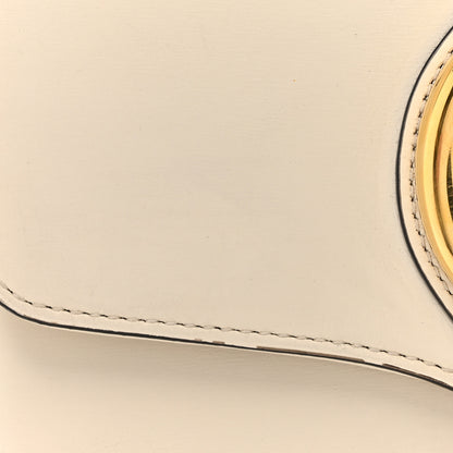 Gucci Calfskin Small Arli Flap Shoulder Bag Mystic White 9 of 14