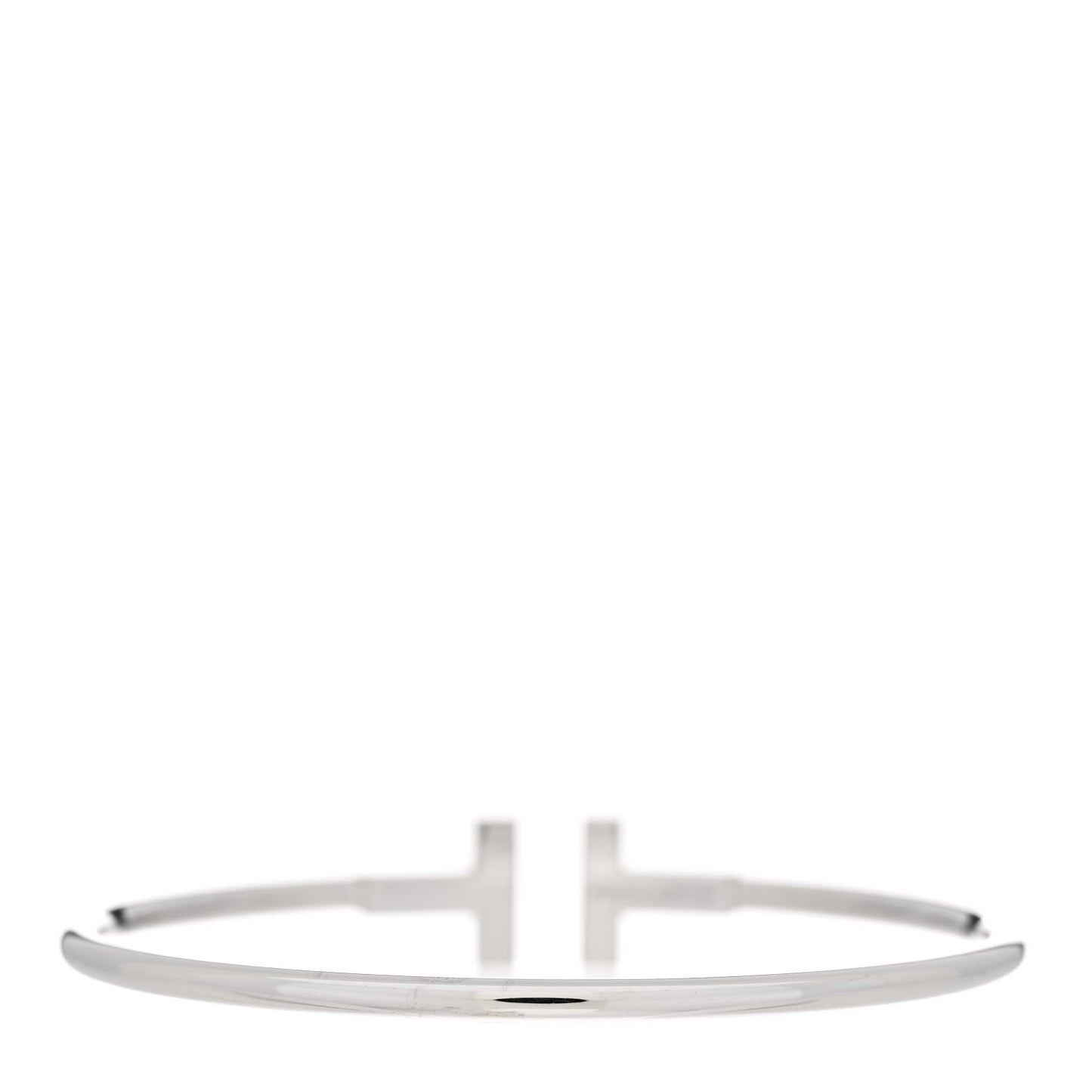 18k White Gold T Wire Bracelet