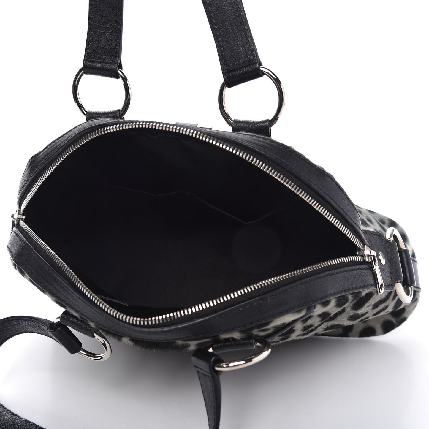 Calf Hair Leopard Print Medium Muse Black