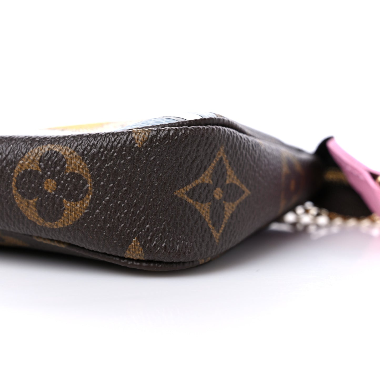 Monogram 2022 Christmas Animation Paris Mini Pochette Accessories Pink