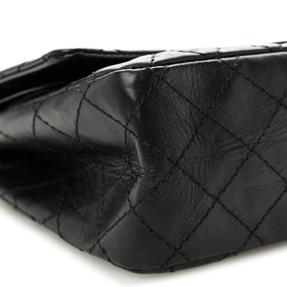 Chanel Aged Calfskin Quilted 2.55 Reissue 225 Flap Black 9 of 12