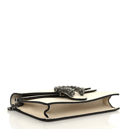 Gucci Dollar Calfskin Crystal Super Mini Dionysus Shoulder Bag Mystic White Black Diamond 4 of 9