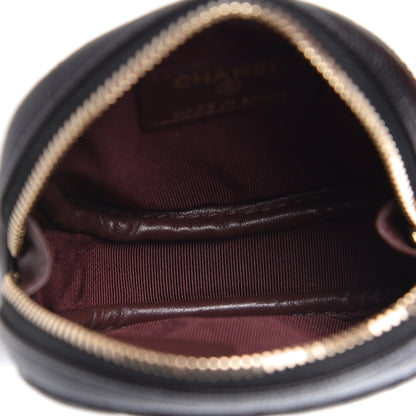 Chanel Caviar Quilted Zip Around Classic Coin Purse Black 5 of 7