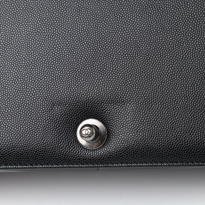 Chanel Caviar Quilted Medium Boy Flap Black 5 of 5