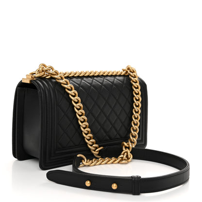 Chanel Caviar Quilted Medium Boy Flap Black 3 of 10