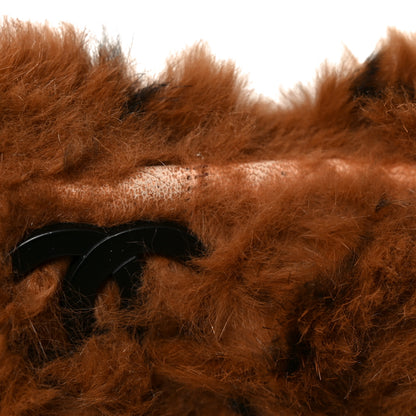 Chanel Lapin Fur Quilt Pattern Tote Brown 13 of 13