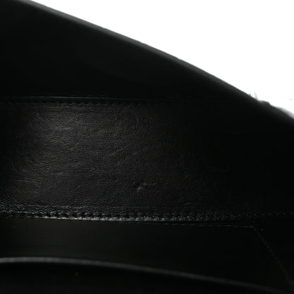 Balenciaga Shiny Calfskin Monochrome Crocodile Embossed Small Hourglass Evening Chain Bag Black 5 of 9