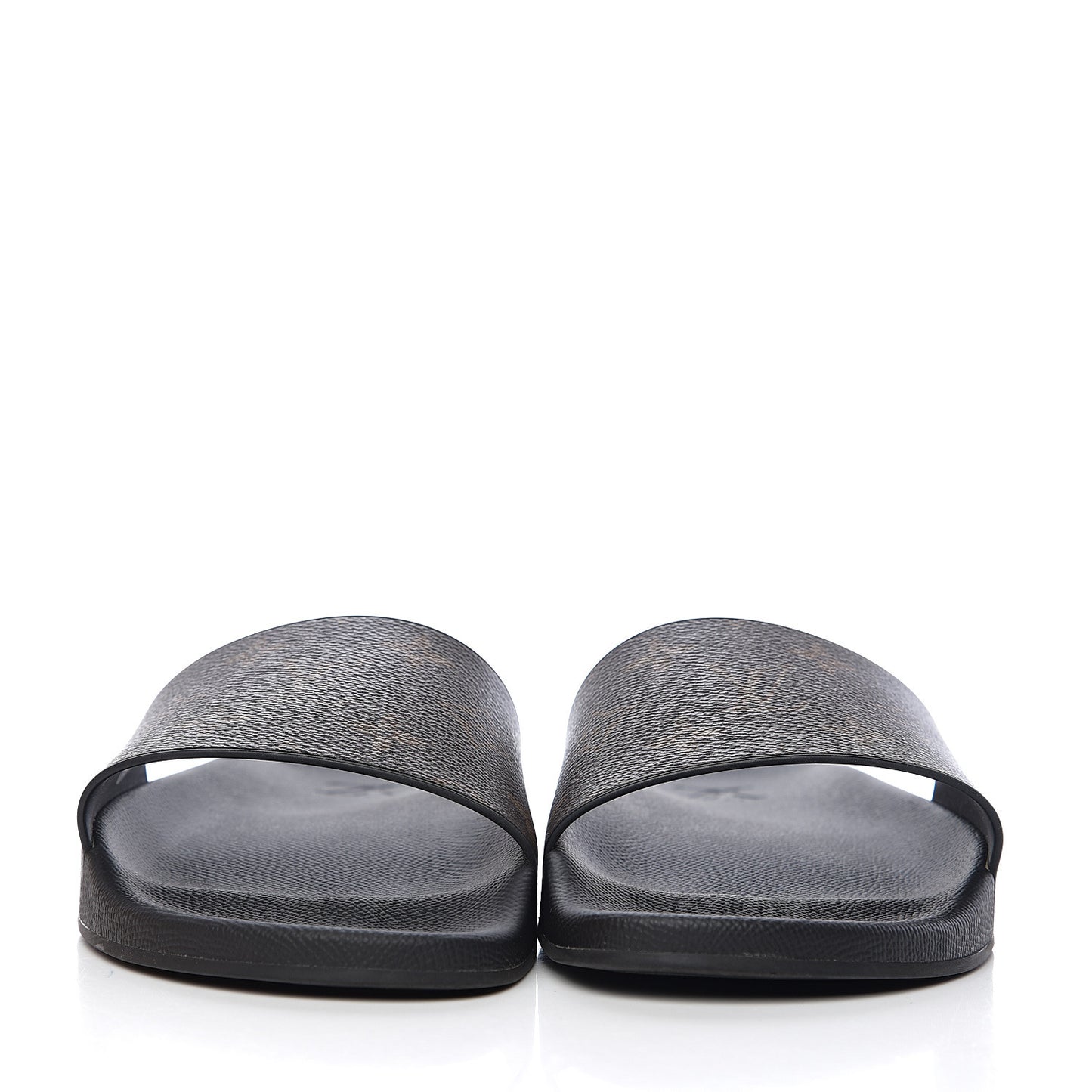 Rubber Monogram Mens Waterfront Mules 5 Macassar