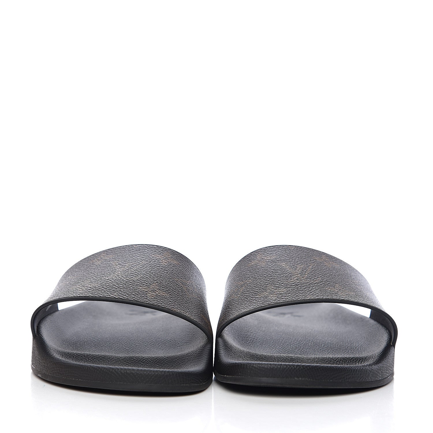Louis Vuitton Rubber Monogram Mens Waterfront Mules 5 Macassar 2 of 7