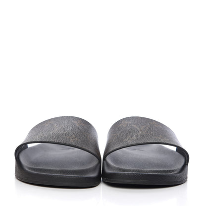 Louis Vuitton Rubber Monogram Mens Waterfront Mules 5 Macassar 2 of 7