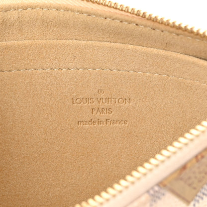 Louis Vuitton Damier Azur Trunks Labels Pochette Milla MM 6 of 11