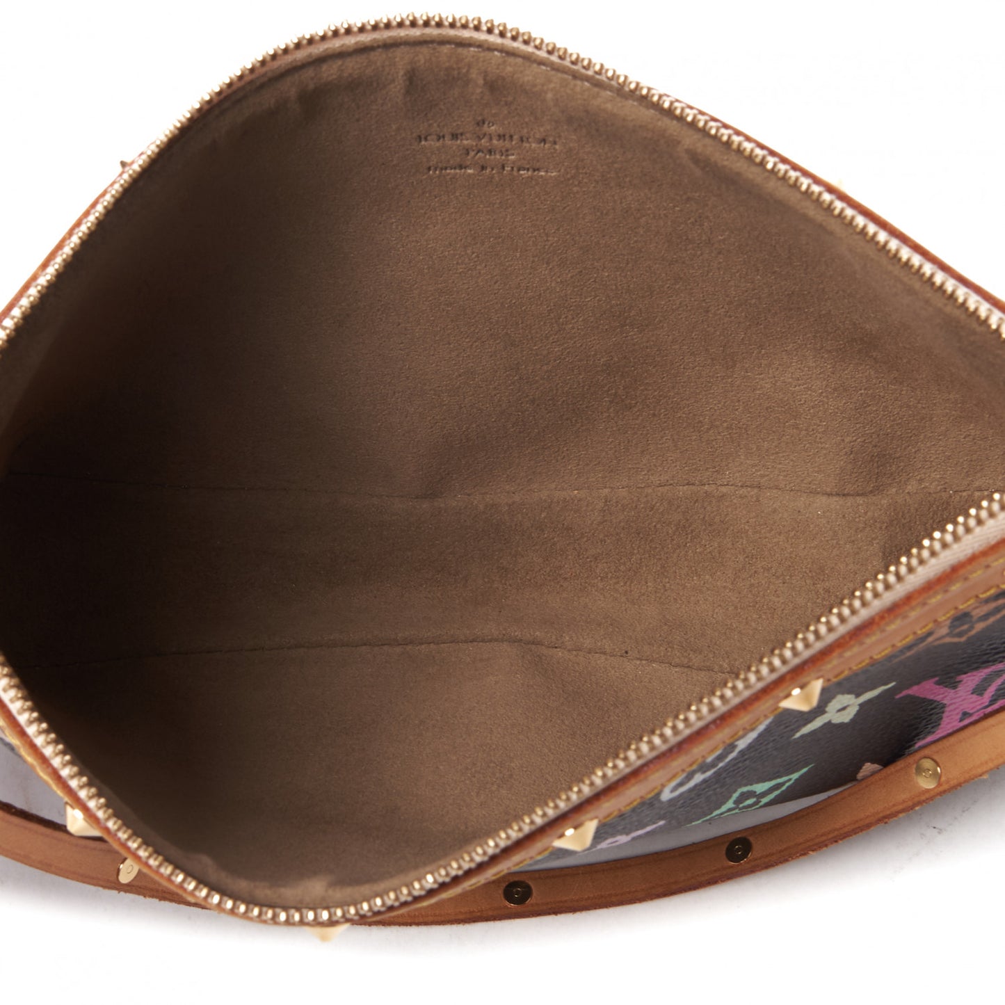 Monogram Multicolor Pochette Accessories Black