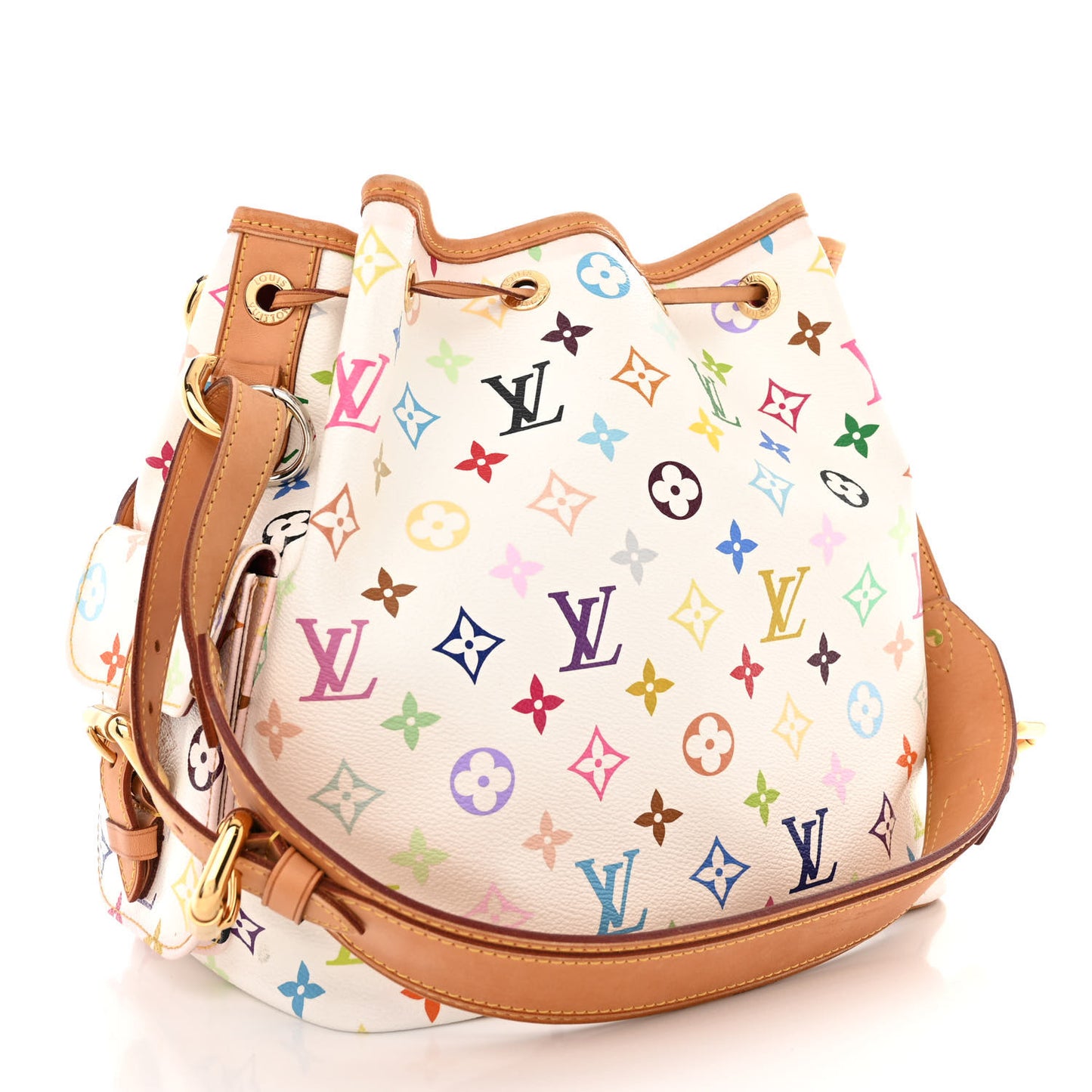 Monogram Multicolor Petit Noe White