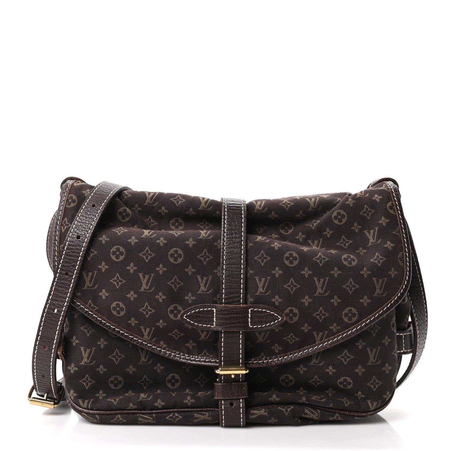 Louis Vuitton Monogram Mini Lin Saumur Ebene 1 of 9