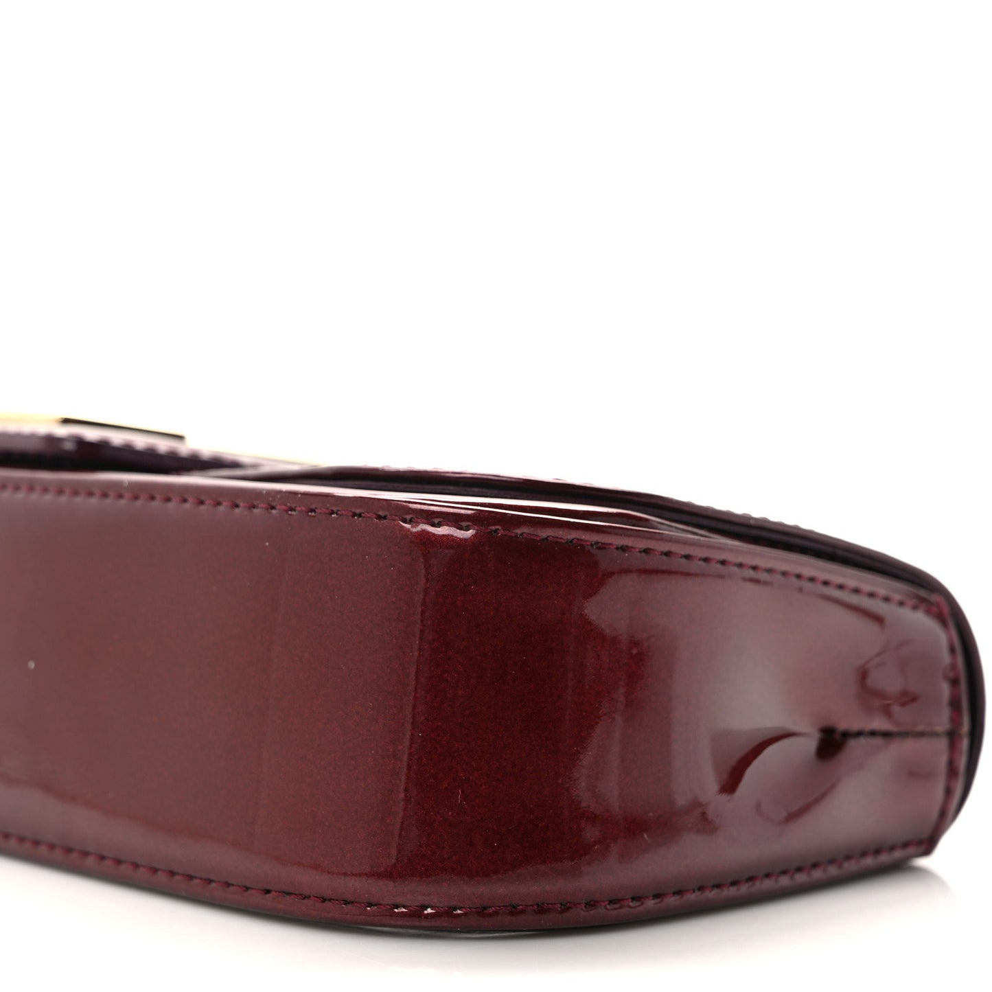Patent Sobe Clutch Rouge Fauviste