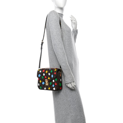 Louis Vuitton LV x YK Monogram Painted Dots Pochette Metis 2 of 10