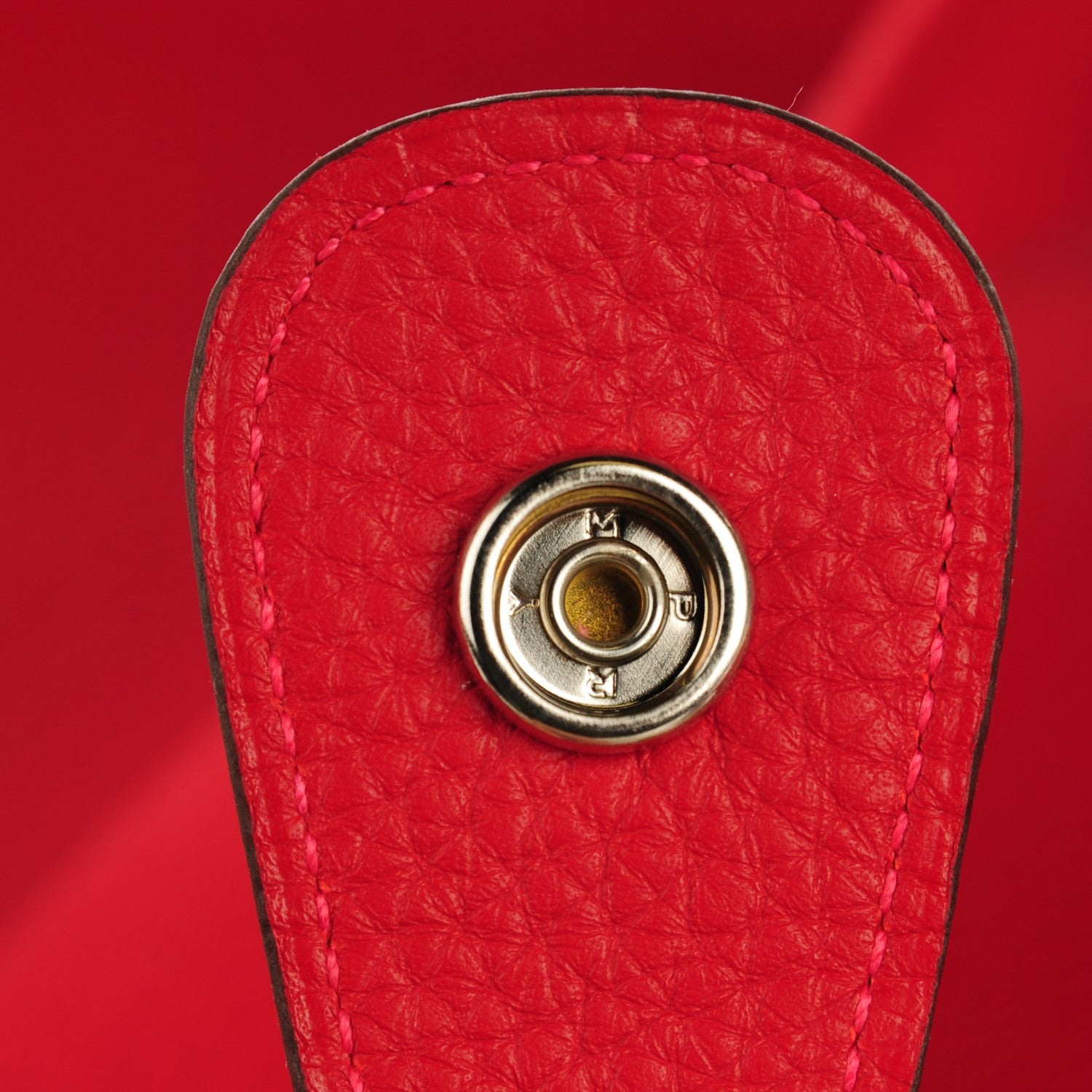 Hermes Taurillon Clemence Evelyne III GM Rouge Casaque 11 of 11
