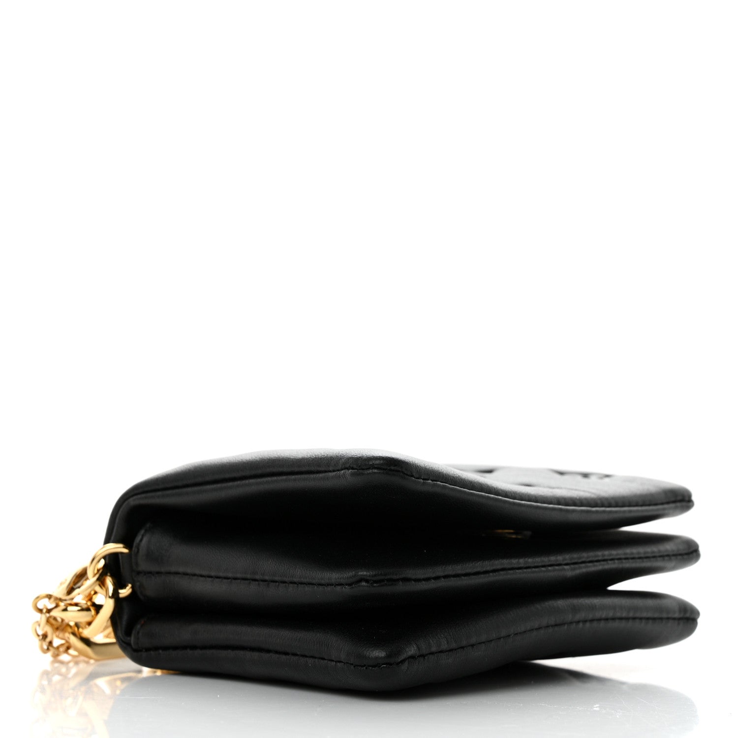 Louis Vuitton Lambskin Embossed Monogram Coussin Belt Bag Black 4 of 9