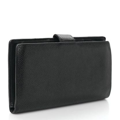 Chanel Caviar Timeless CC French Wallet Black 3 of 11