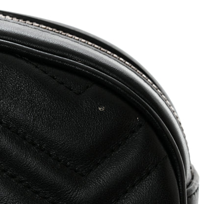 Gucci Calfskin Matelasse GG Marmont Belt Bag 75 30 Black 12 of 12
