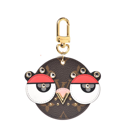 Louis Vuitton Monogram Animal Faces Bird Bag Charm 1 of 4