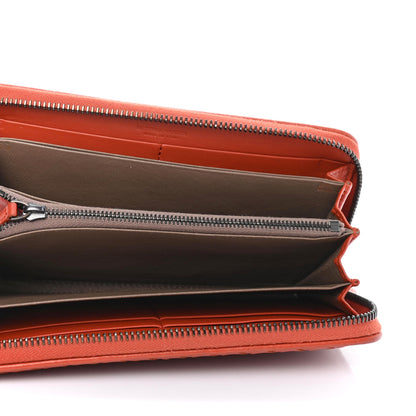 Bottega Veneta Nappa Intrecciato Zip Around Wallet Pompei 4 of 5
