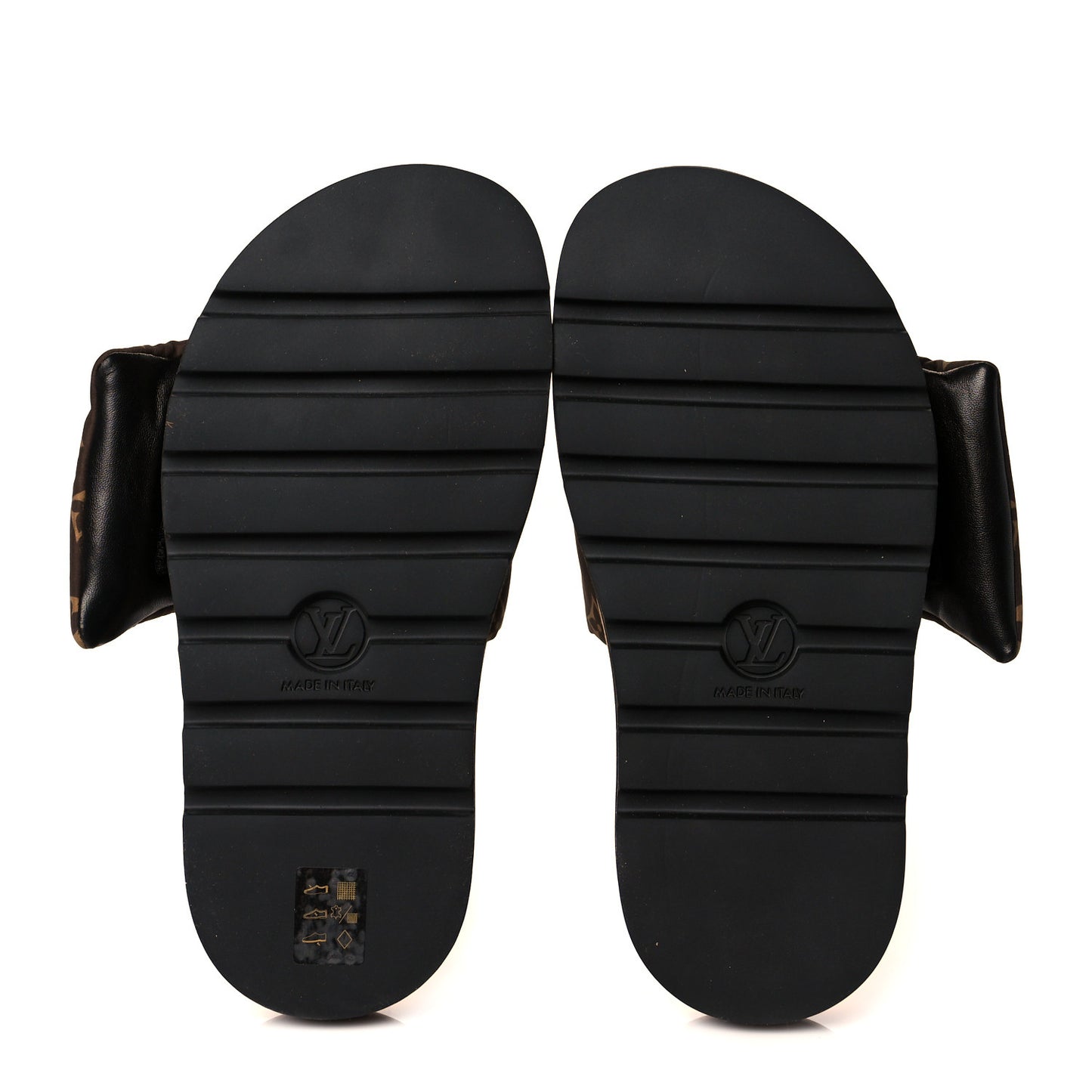 Nylon Monogram Pool Pillow Comfort Mule 37 Cacao Brown