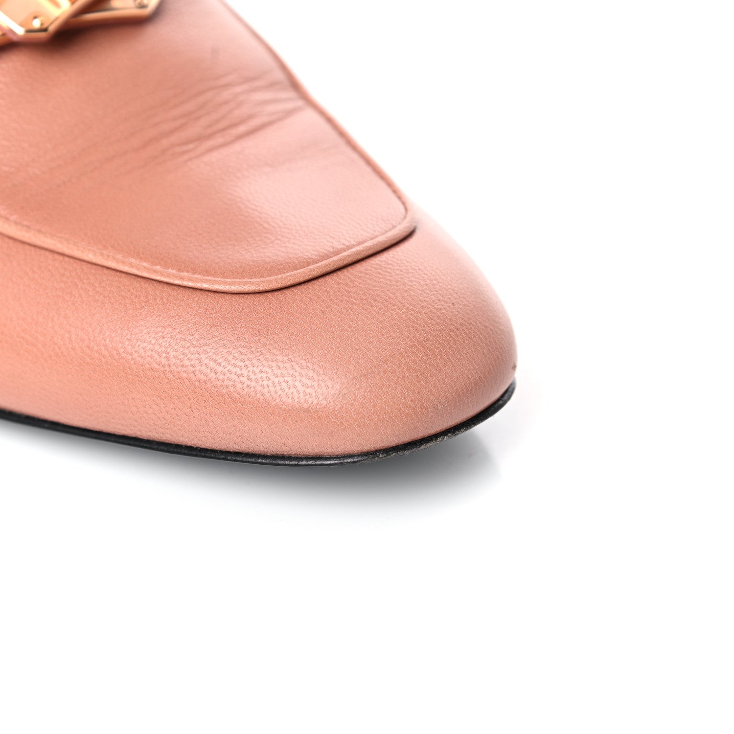 Hermes Goatskin Oz Mules 35.5 Rose Aube 11 of 13