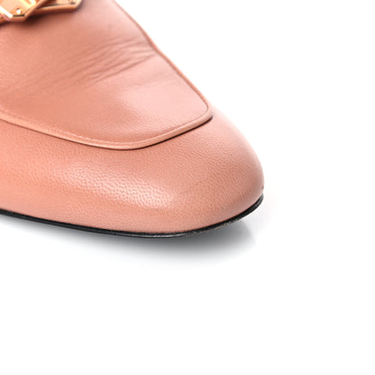 Hermes Goatskin Oz Mules 35.5 Rose Aube 11 of 13