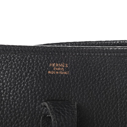 Hermes Taurillon Clemence Evelyne GM Black 6 of 13