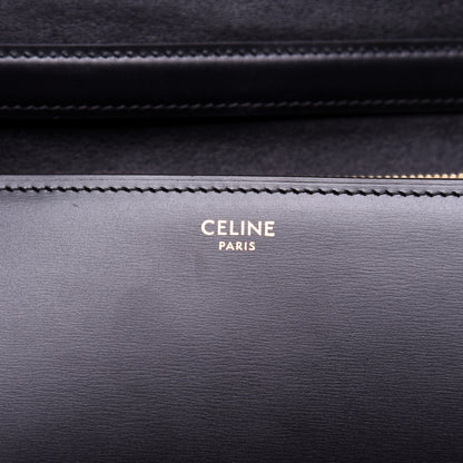 Celine Box Calfskin Medium Classic Box Flap Black 8 of 12
