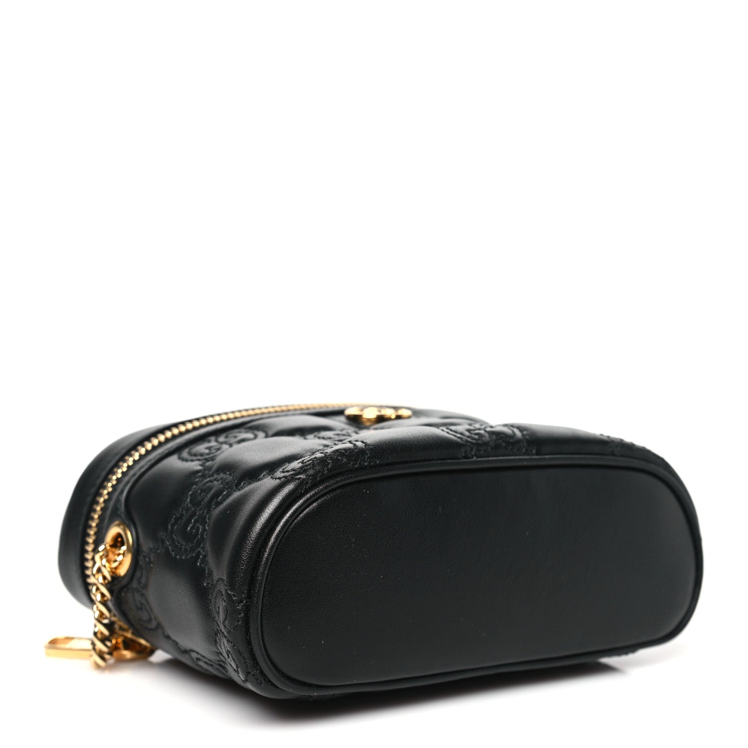 Gucci Calfskin GG Matelasse Mini Top Handle Bag Black 4 of 11