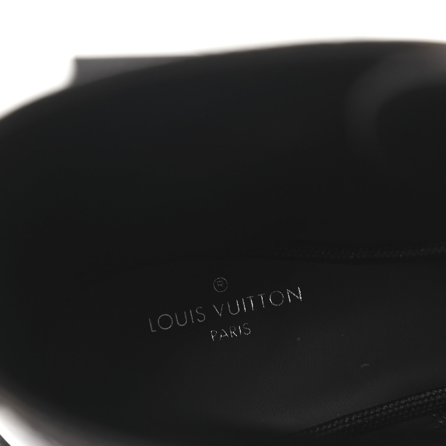 Louis Vuitton Calfskin Monogram Wonderland Flat Ranger Boots 38.5 Black 8 of 8
