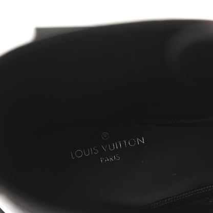 Louis Vuitton Calfskin Monogram Wonderland Flat Ranger Boots 38.5 Black 8 of 8