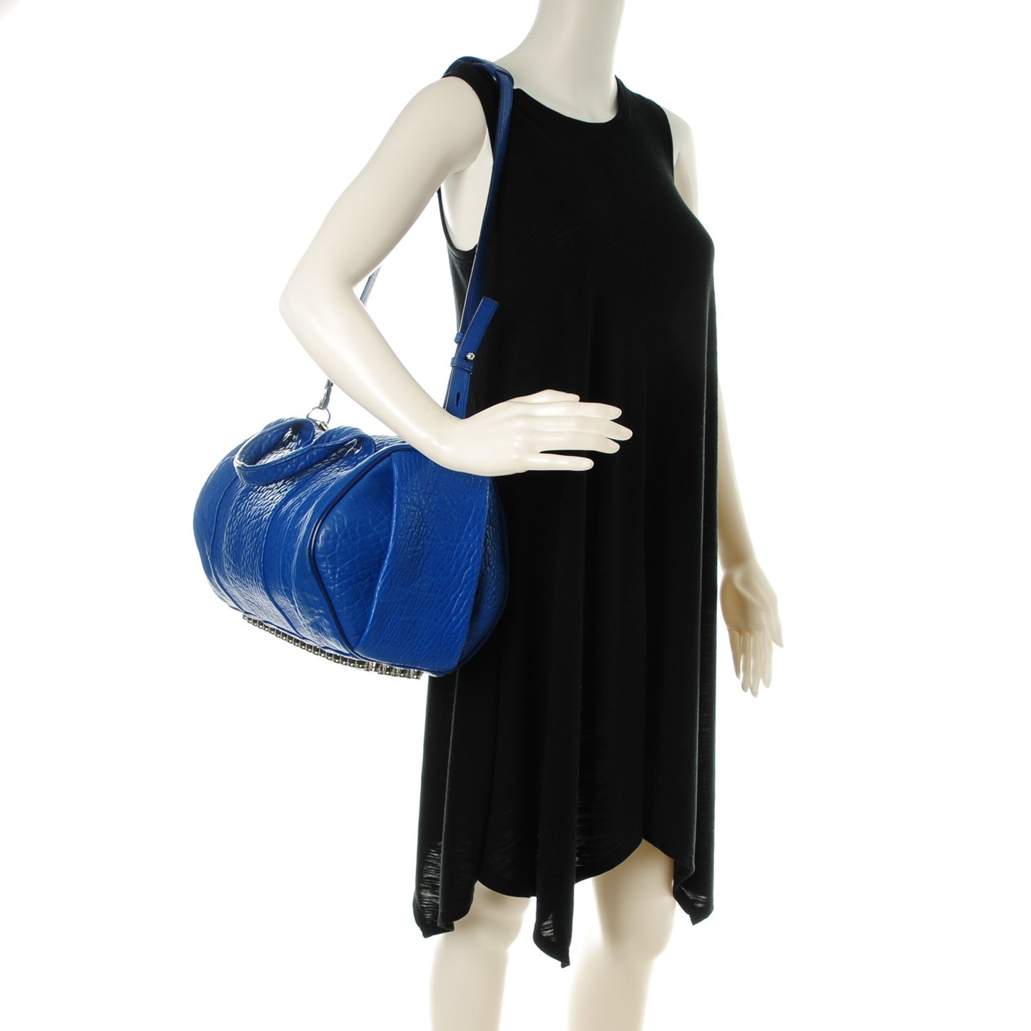 Pebbled Lambskin Rocco Royal Blue