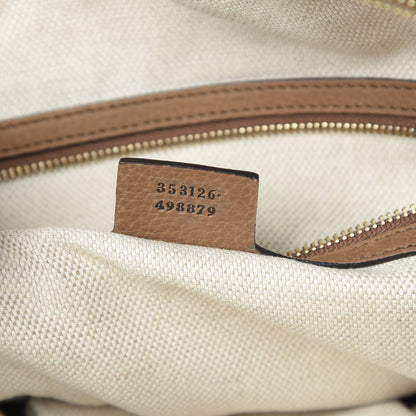 Gucci Vitello Range Medium Soho Bowler New Fango 7 of 13