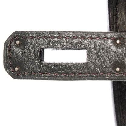Hermes Taurillon Clemence Birkin 35 Vert de Gris 16 of 17