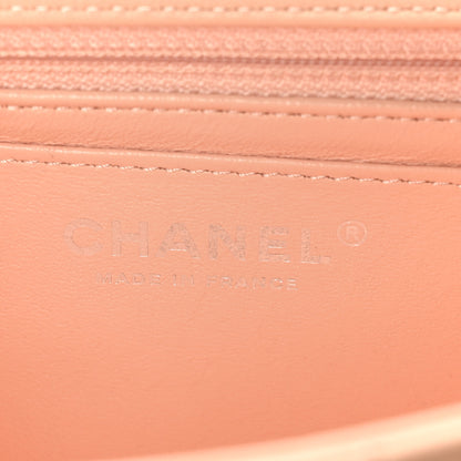 Chanel Lambskin Quilted Mini Rectangular Flap Light Pink 6 of 11