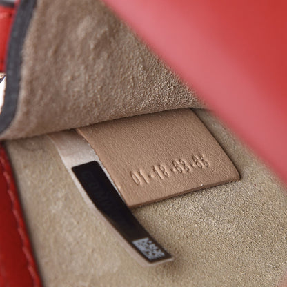 Chloe Calfskin Small Nile Bracelet Bag Dahlia Red 7 of 7
