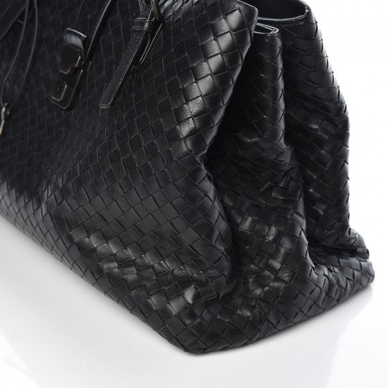 Bottega Veneta Nappa Intrecciato Medium Roma Tote Black 7 of 12