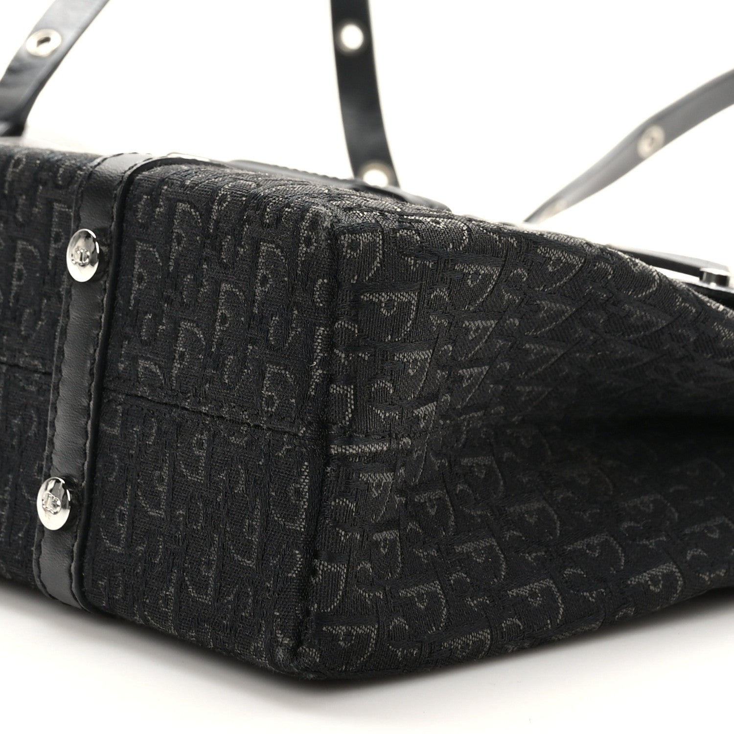 Christian Dior Monogram Street Chic Shoulder Bag Black 9 of 10