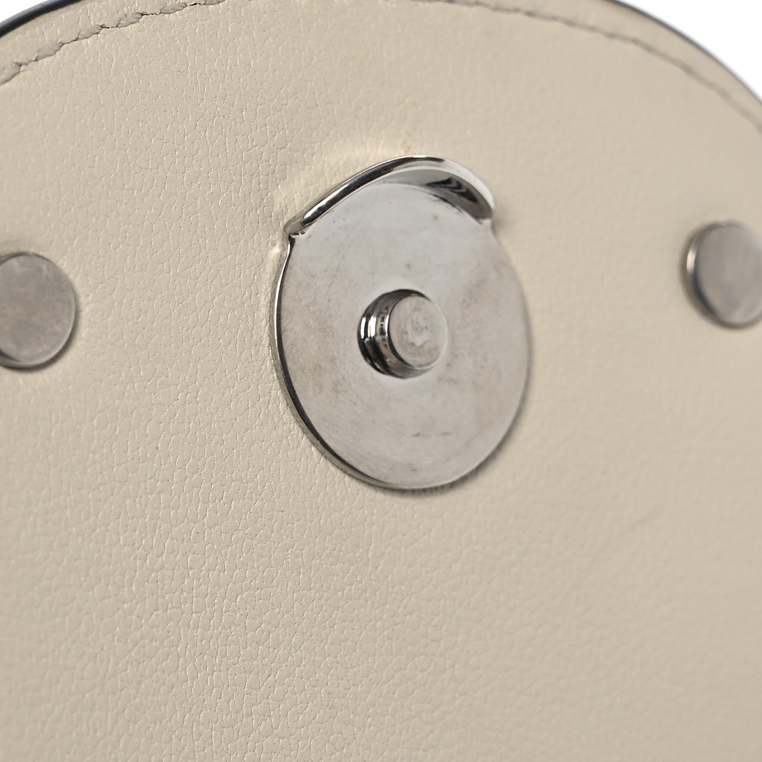 Valentino Garavani Calfskin Crystal Vlogo Small Loco Shoulder Bag Light Ivory 13 of 18