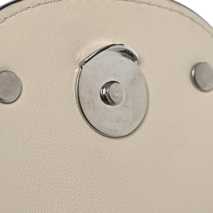 Valentino Garavani Calfskin Crystal Vlogo Small Loco Shoulder Bag Light Ivory 13 of 18