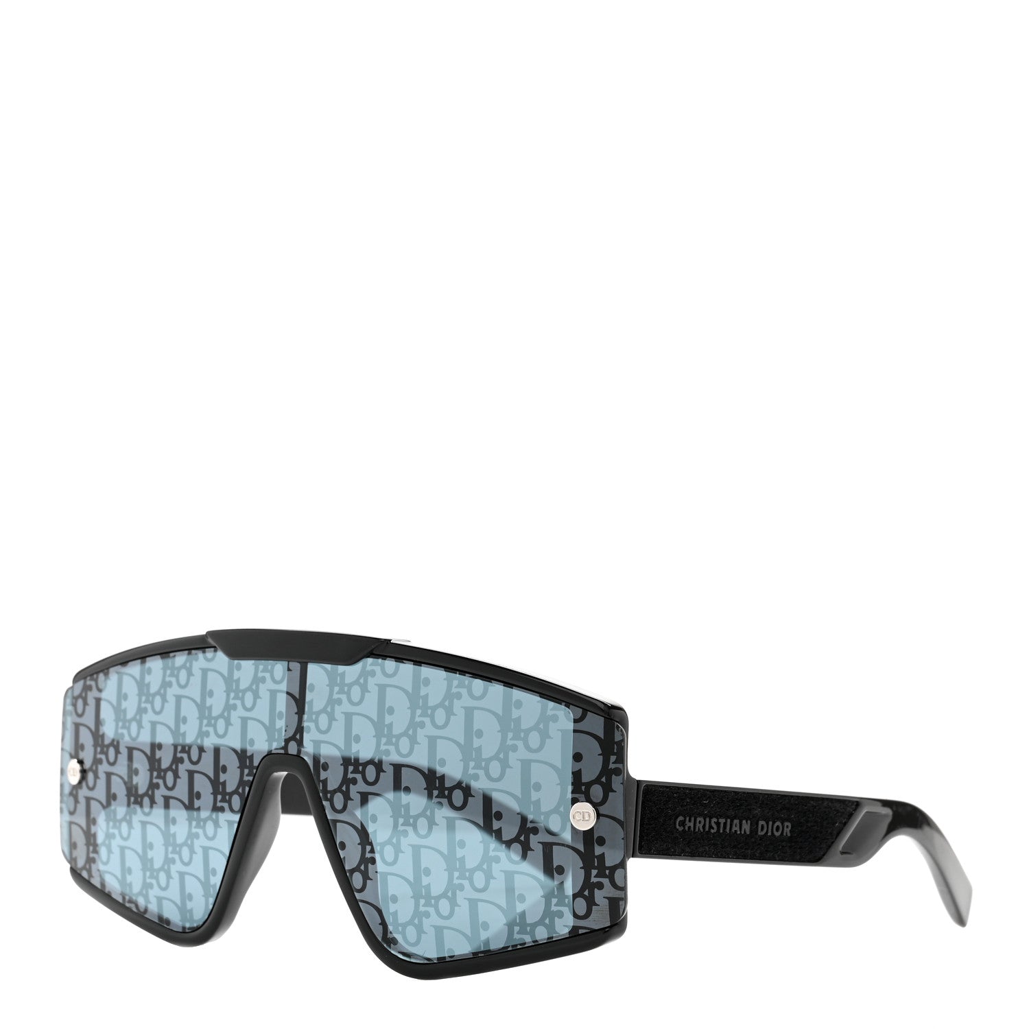 Christian Dior Acetate Diorxtrem MU Oblique Mask Sunglasses Black 1 of 9