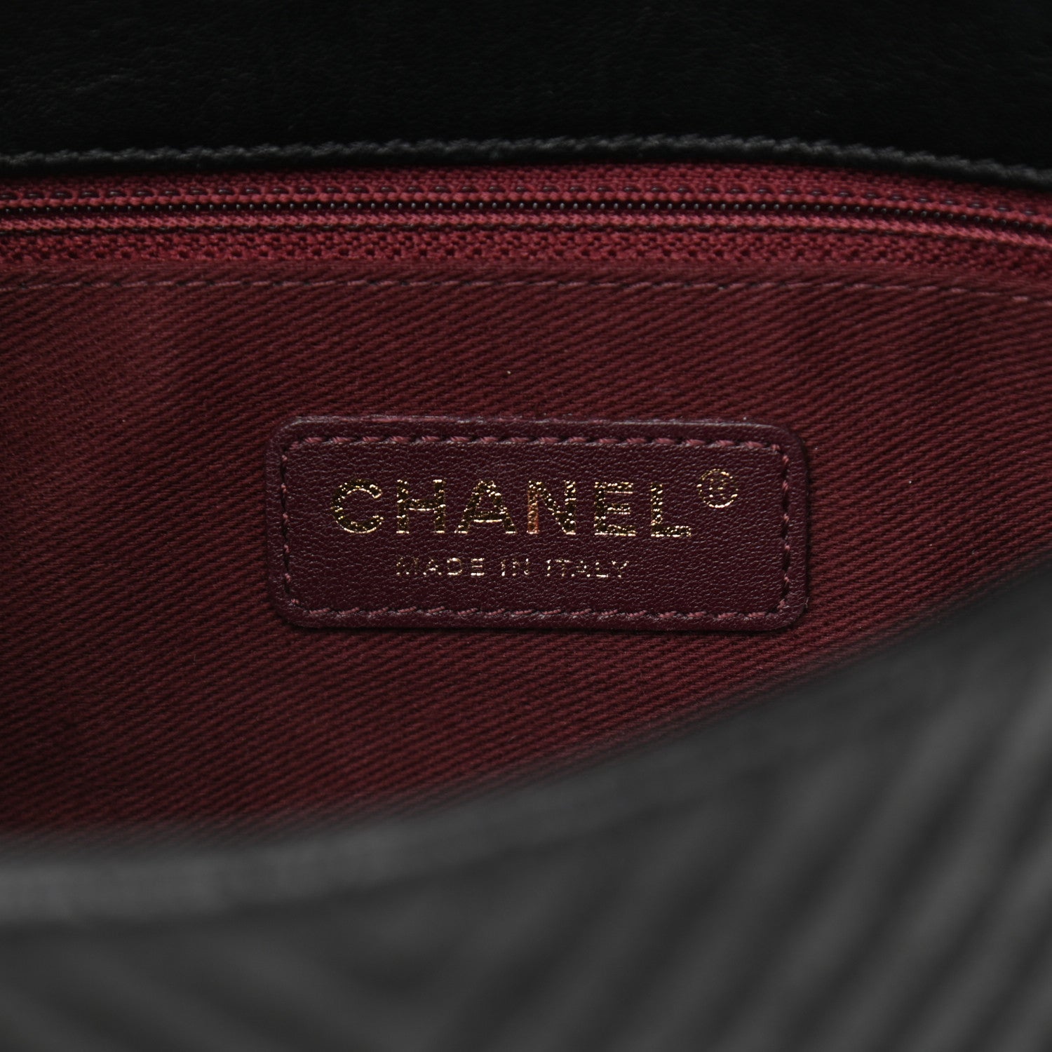 Chanel Calfskin Chevron Quilted Small Surpique Flap Black 6 of 10
